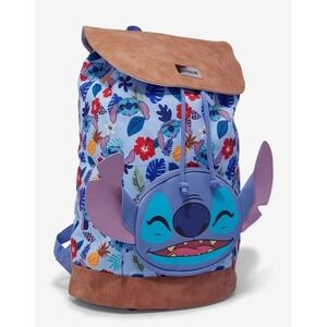 Disney‎ Bioworld 2024 Stitch Tropical Face Backpack New